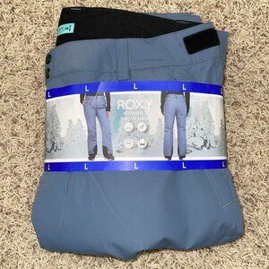 Roxy Women's Snow Pants Blue, Size Large (New)